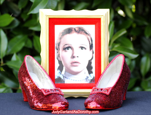 High quality replica ruby slippers from The Wizard of Oz