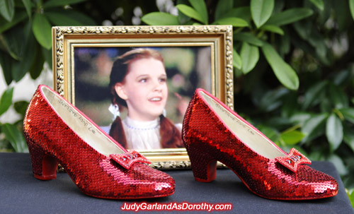 High quality replica ruby slippers from The Wizard of Oz