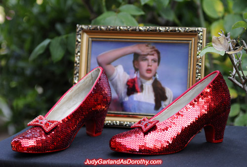 High quality replica ruby slippers from The Wizard of Oz
