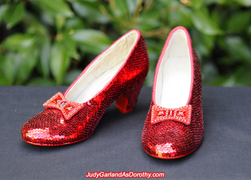 High quality replica ruby slippers from The Wizard of Oz