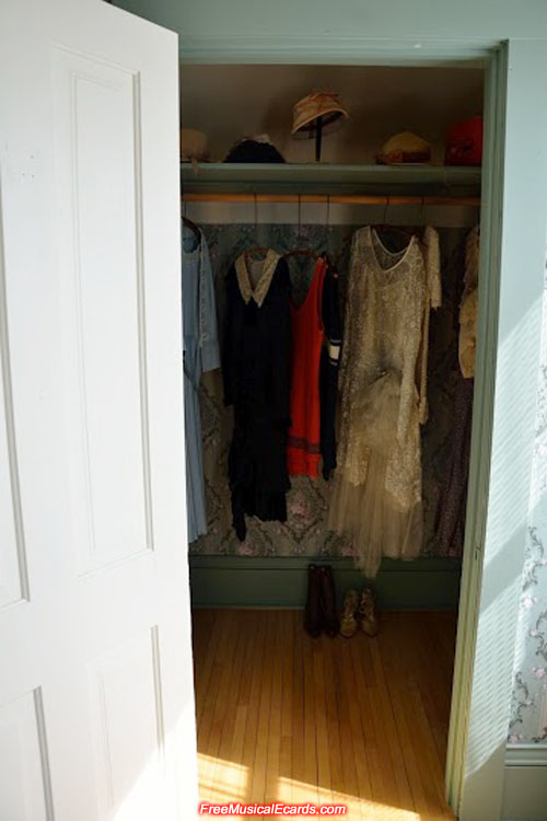 Bedroom closet upstairs