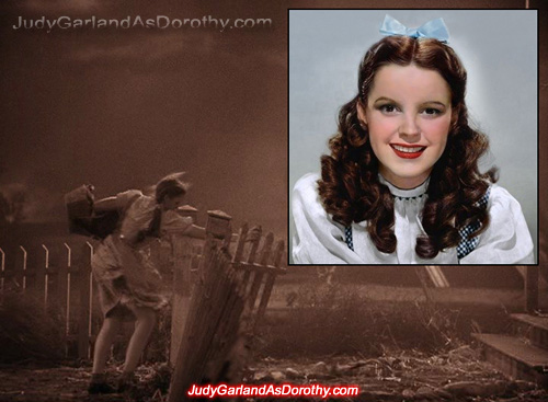 Judy Garland is congratulated for being picked to play Dorothy