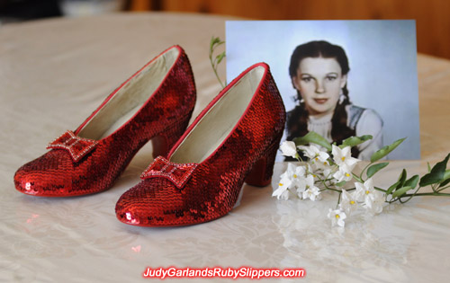 Judy Garland lives on through her ruby slippers