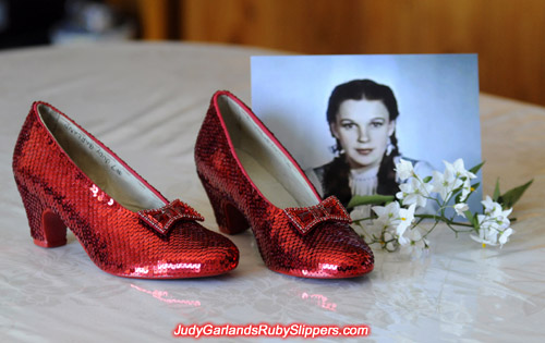 Judy Garland lives on through her ruby slippers