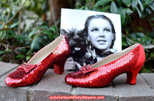 Judy Garland's ruby slipper project is nearing completion