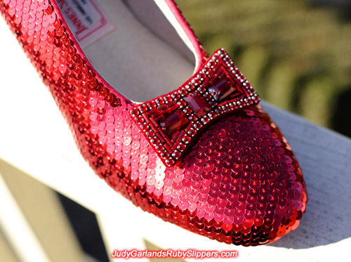 Judy Garland's ruby slippers at the halfway mark
