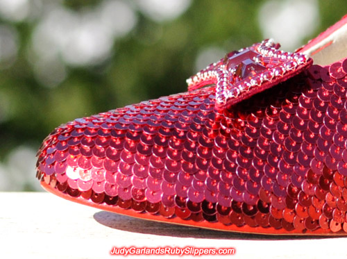 Judy Garland's ruby slippers at the halfway mark