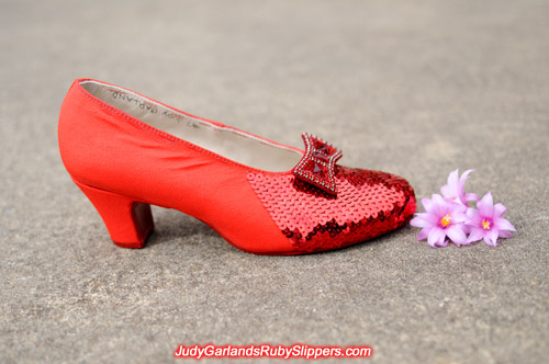 Judy Garland's ruby slippers in the early stage