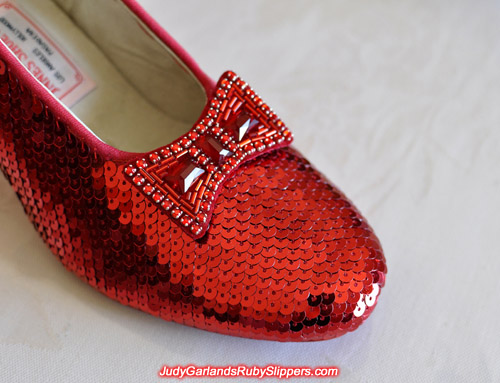 Judy Garland's ruby slippers is looking hot