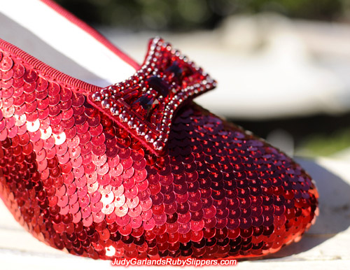 Judy Garland's ruby slippers is slowly getting there