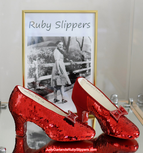 Judy Garland's ruby slippers is slowly getting there