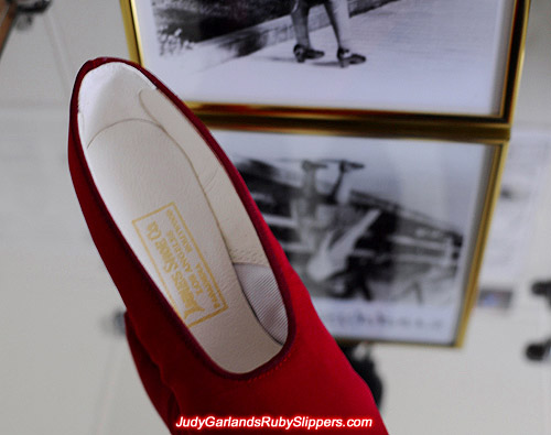 Judy Garland's size 5B base shoes