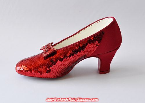 Lots of hard work to get this far with Judy Garland's ruby slippers