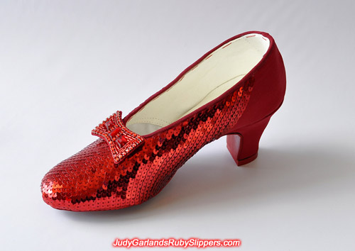 Lots of hard work to get this far with Judy Garland's ruby slippers