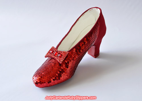 Lots of hard work to get this far with Judy Garland's ruby slippers