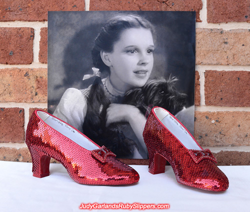 October 2015 project with Judy Garland's ruby slippers is finished