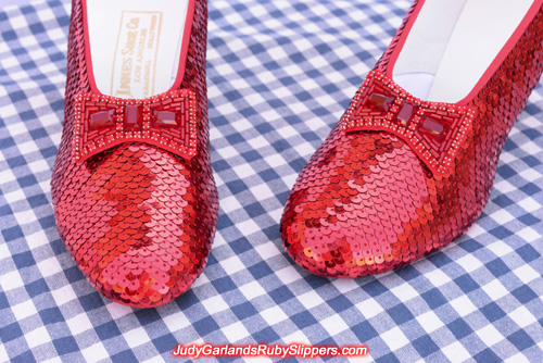 October 2015 project with Judy Garland's ruby slippers is finished