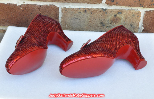 October 2015 project with Judy Garland's ruby slippers is finished