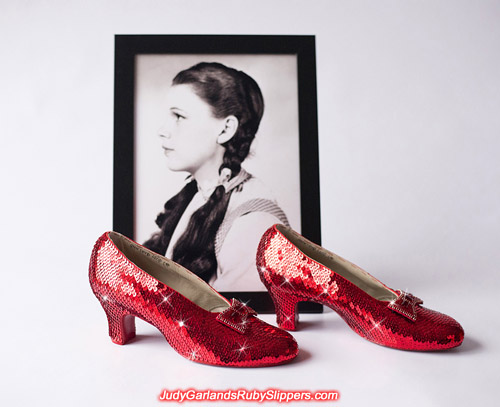 Project is completed with this stunning pair of ruby slippers