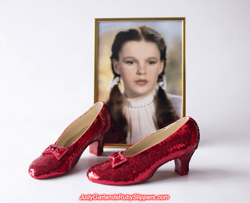 Project is completed with this stunning pair of ruby slippers