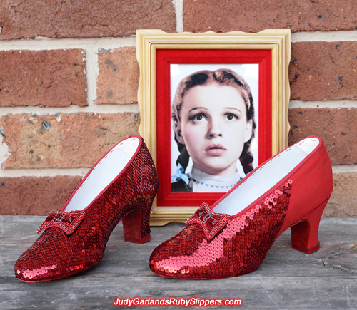 Project with this pair of ruby slippers is nearing completion