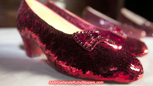 Replica ruby slippers from Western Costume Company