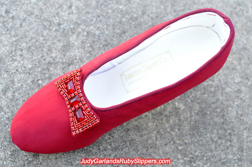 Teen size 5B shoes custom-made to fit Judy Garland as Dorothy