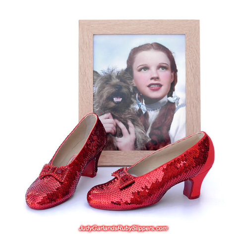 The bulk of the work has been done with Judy Garland's ruby slippers