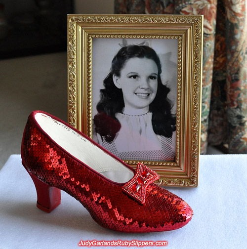 The progress of Judy Garland's ruby slippers