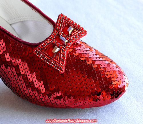 The progress of Judy Garland's ruby slippers