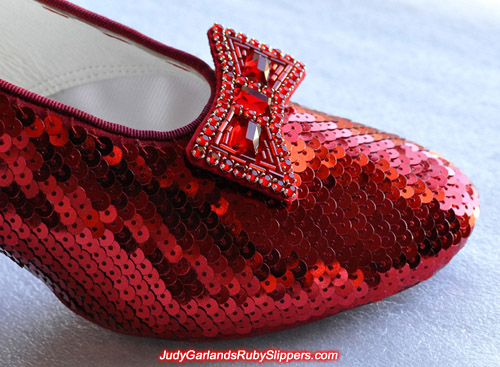 The progress of Judy Garland's ruby slippers