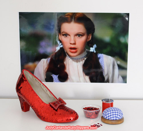 There's always a wow factor in every ruby slippers we make