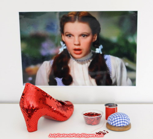 There's always a wow factor in every ruby slippers we make
