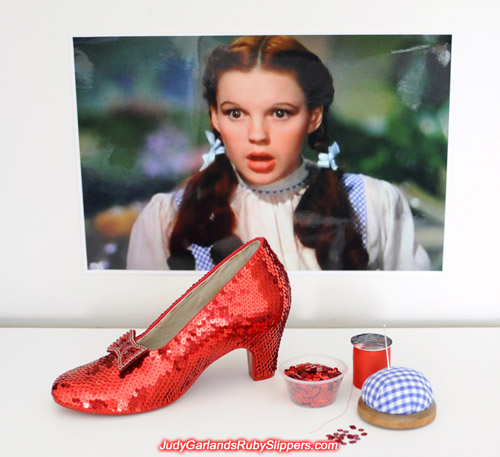 There's always a wow factor in every ruby slippers we make