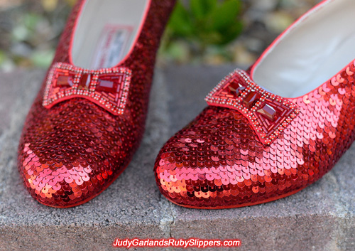 Very impressive ruby slippers near identical to the originals