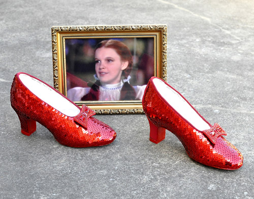 We're getting really close to finishing the ruby slippers