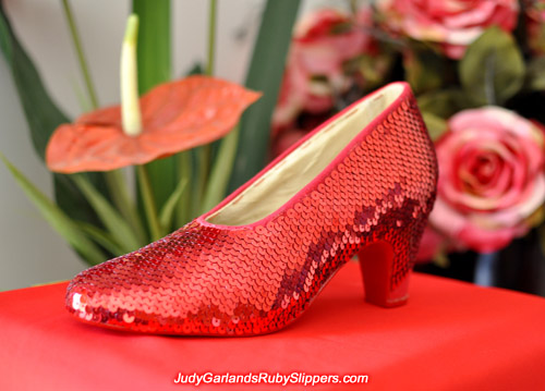 We are within days of finishing Judy Garland's ruby slippers