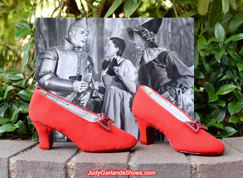 1930's style base shoes handcrafted in Judy Garland's size 5B