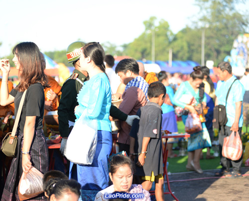 Arrested by police at Boun That Luang 2016