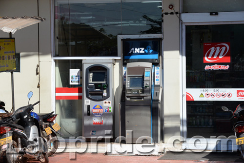 ATMs are available in Vientiane and are expected to expand