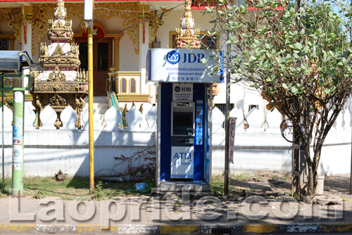 ATMs are available in Vientiane and are expected to expand