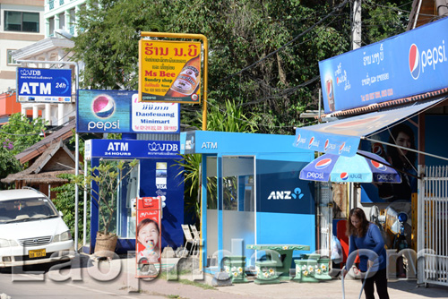 ATMs are available in Vientiane and are expected to expand