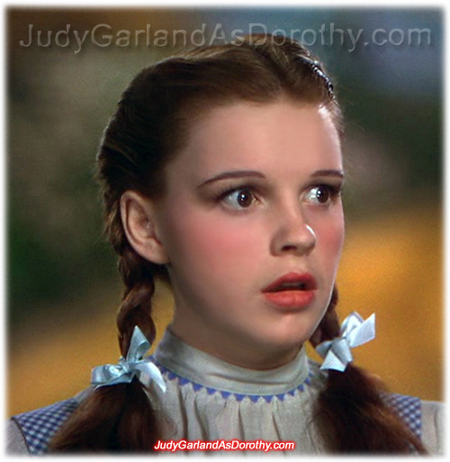 Attractive Judy Garland as Dorothy