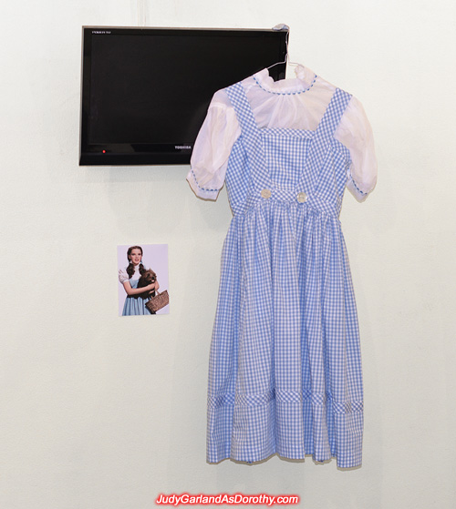 Before Judy Garland as Dorothy's dress