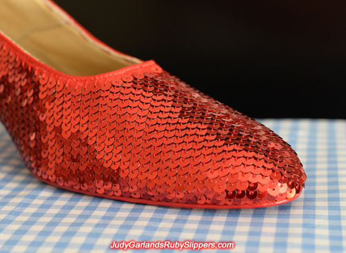 Big pair of ruby slippers is taking shape