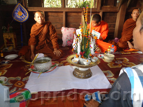 Buddhist ceremony in Champassak