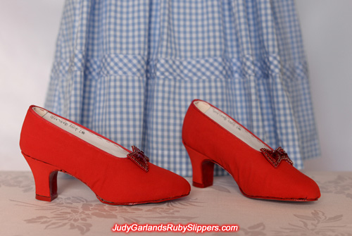 Custom-made shoes in Judy Garland's size 5B