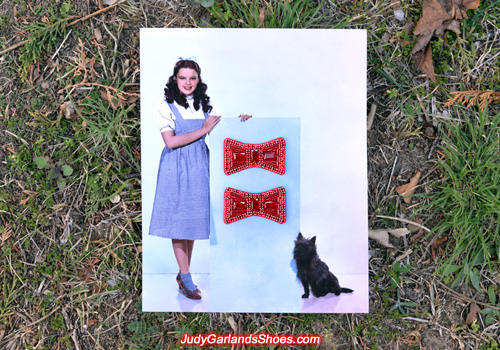 Exact reproduction hand-sewn ruby slipper bows