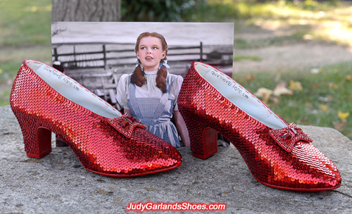 Extraordinary pair of ruby slippers