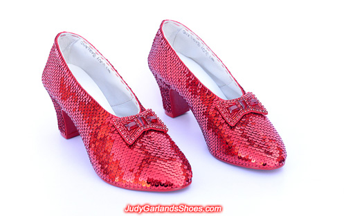 Extraordinary pair of ruby slippers